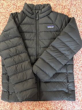 Patagonia Kids Black Quilted Puffer Jacket